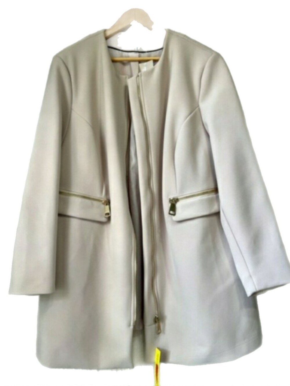 JD Williams ANTHOLOGY Stunning Blazer-Coat Cream Size 24 NWOT
